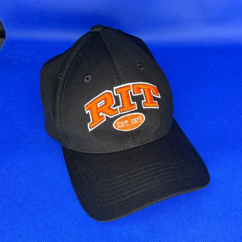 RIT Black Hat Cap Rochester Institute of Technology Tigers Alumni Fan New York